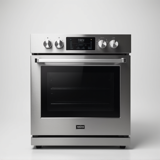 Certified technician performing specialized oven service and repair on a high-end range in a Carmichael home.