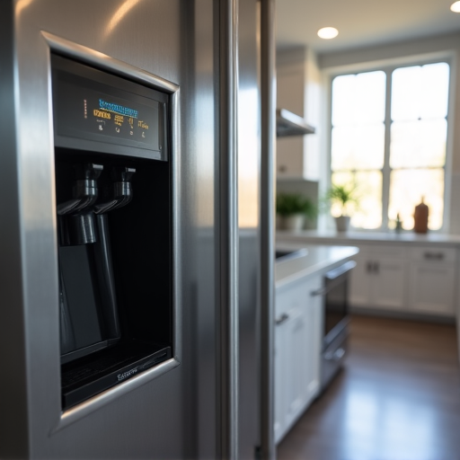 Expert technician servicing a high-end Sub-Zero refrigerator in a Sacramento kitchen. This image showcases our specialized repair capabilities for luxury brands.