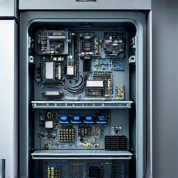 Close-up of a technician carefully diagnosing an issue on a modern LG refrigerator in a bright Fair Oaks kitchen. We provide same-day emergency service for critical appliance failures.