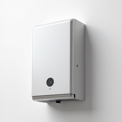 Expert appliance specialist performing detailed diagnostic checks on a modern, wall-mounted tankless water heater system.