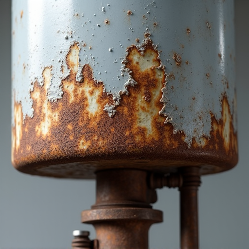 Warning signs of a failing water heater including tank leakage and rusty water in Sacramento homes.