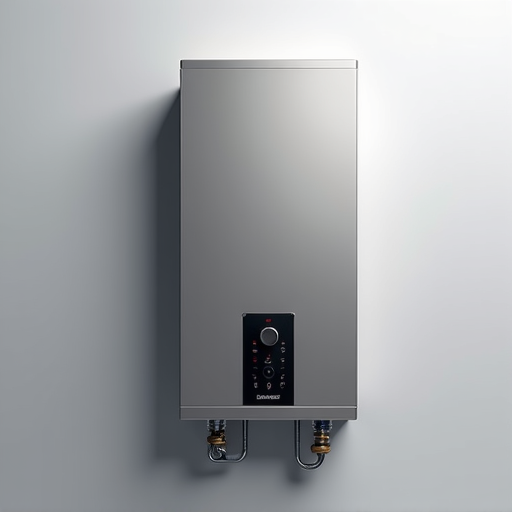 Licensed technician inspecting a newly installed high-efficiency water heater unit in a Sacramento home.