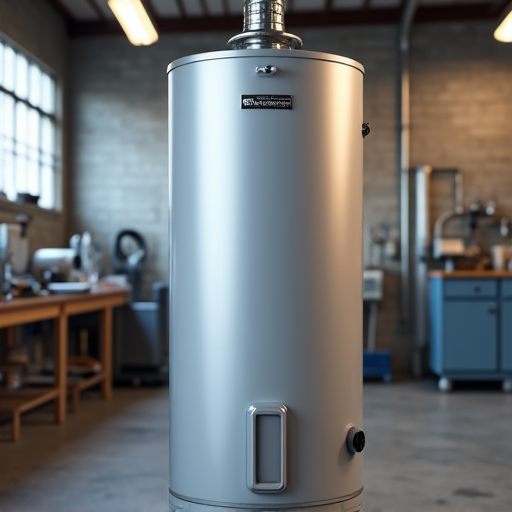 Elk Grove technician performing fast emergency water heater repair service on a residential unit.