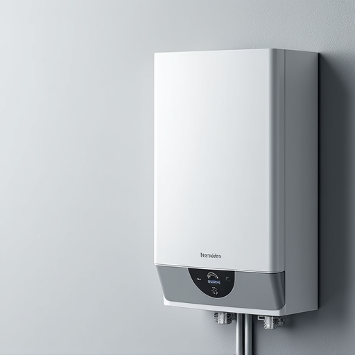 Expert West Sacramento technicians servicing a high-efficiency tankless water heater unit.