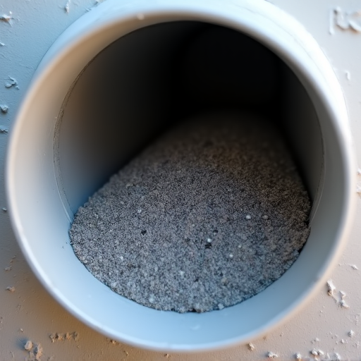 Dangerous lint accumulation near the exterior vent exit of a West Sacramento residence before comprehensive cleaning.
