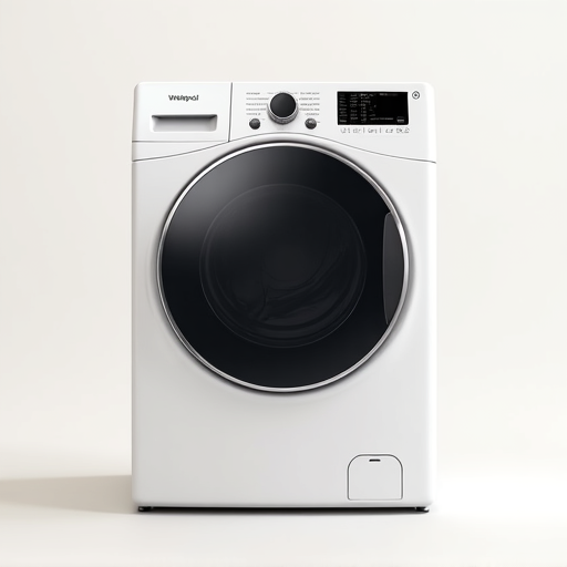 Close-up of Whirlpool dryer repair focusing on belt or thermal fuse replacement service.