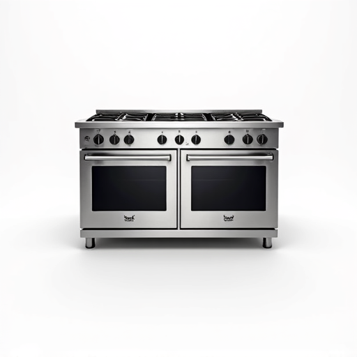 Professional appliance technician servicing a Wolf gas range igniter for a homeowner in Folsom, CA.